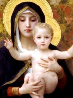 7-9, Our Lady and the Child Jesus